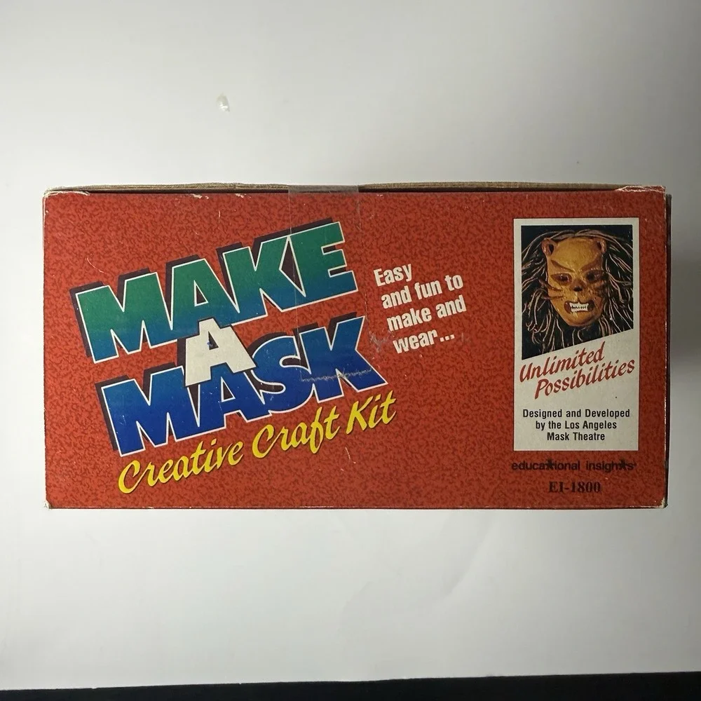 1979 Make a Mask Creative Craft Kit VINTAGE Halloween